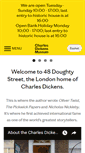 Mobile Screenshot of dickensmuseum.com